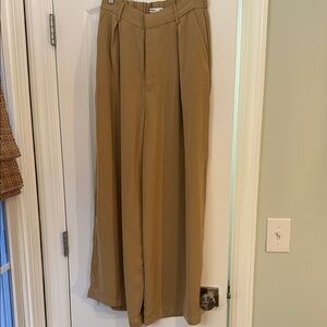 Women’s Wide Leg Tan Pants